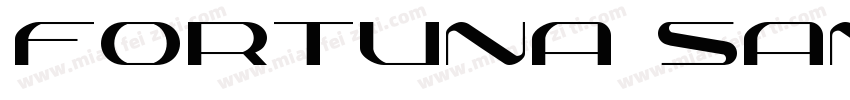 Fortuna Sans Bold字体转换